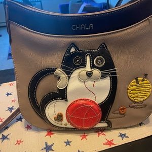 NWOT Chala crescent crossbody cat bag